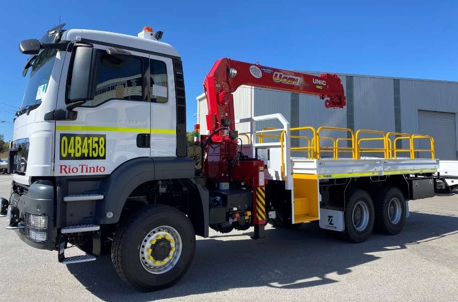 Mine Crane Truck Tray Build Perth Western Australia