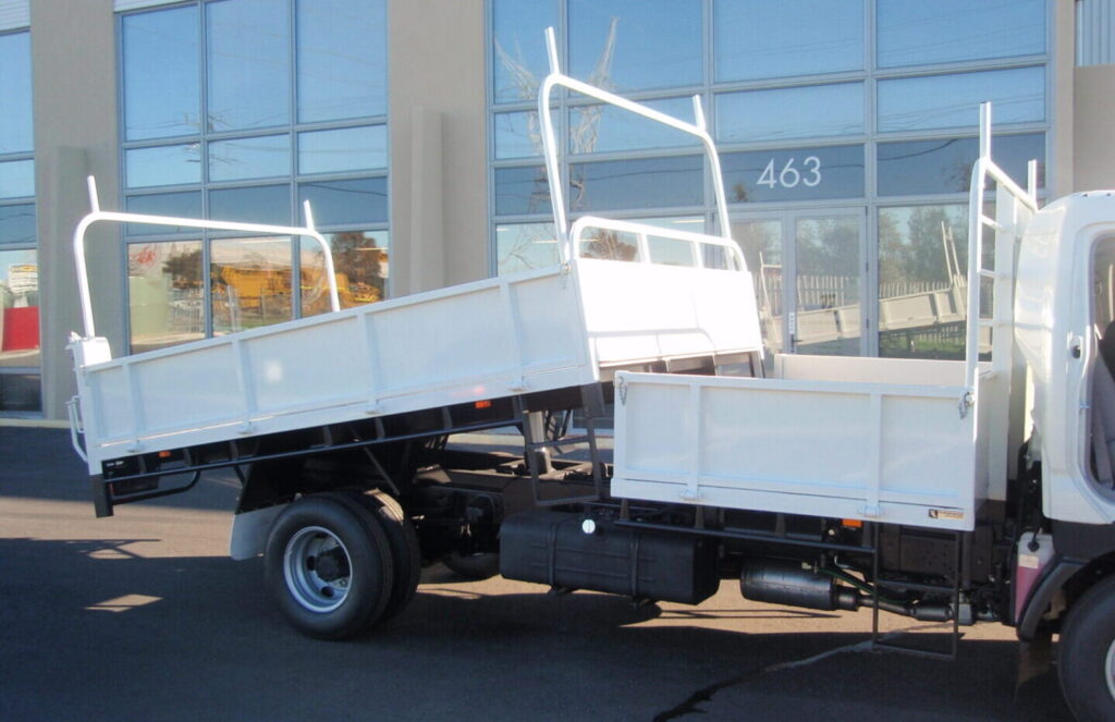 Tipper Truck with steel or Hardox steel tray made by TL Engineering in Perth WA