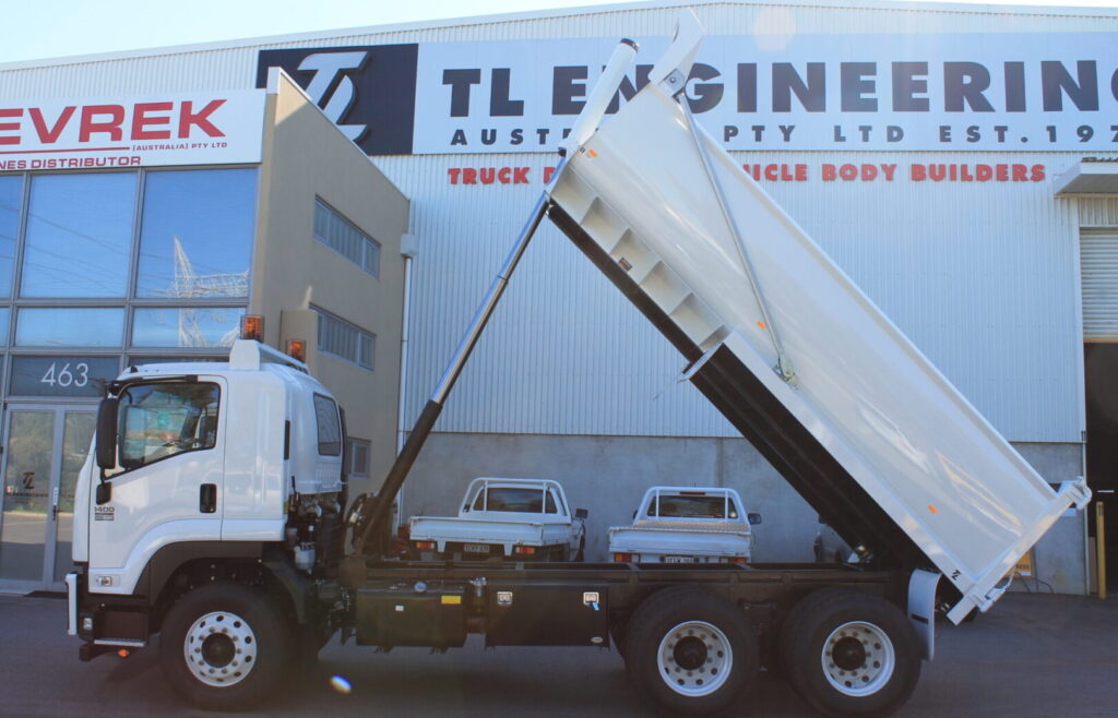 New quality steel or Hardox Steel truck tipper made and fitted by TL Engineering Perth WA